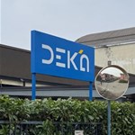 Insegna monofacciale traforata luminosa