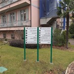 Sistema di segnaletica per casa di cura